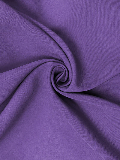 Elegant Pleated Midi Dress with Puff Sleeves