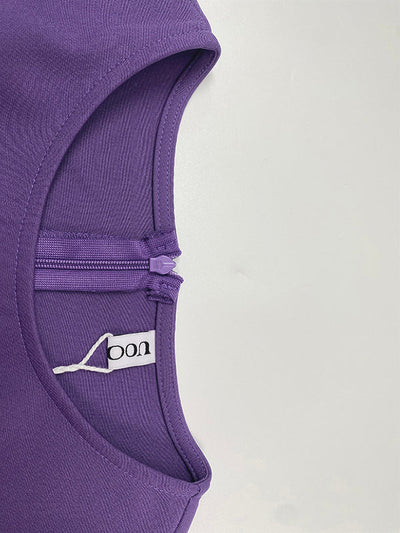 Elegant Pleated Midi Dress with Puff Sleeves